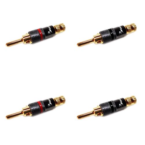 Gold Plated 4mm Locking Plug csatlakozókészlet