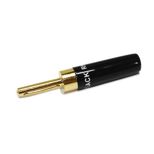 Gold Plated Universal Banana Plug Black
