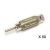 Rhodium Plated 4mm Locking Banana Plug White (50 Pack)